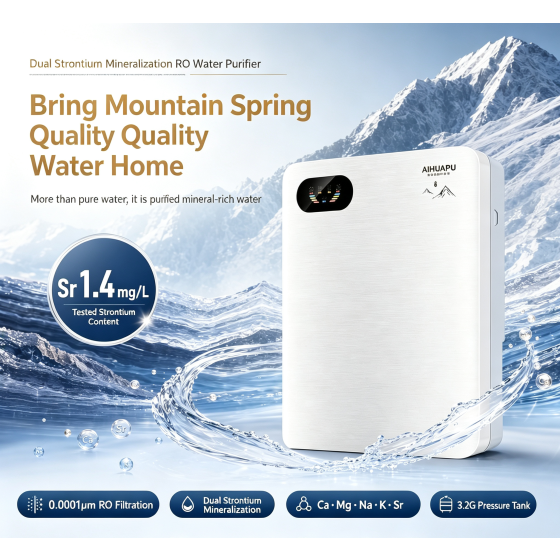 Aihuapu Dual Strontium Mineralization RO Water Purifier (Snow Mountain Mineral Spring Dual Water Purifier)